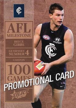 2012 Select AFL Champions - Promos #MG7 Bryce Gibbs Front
